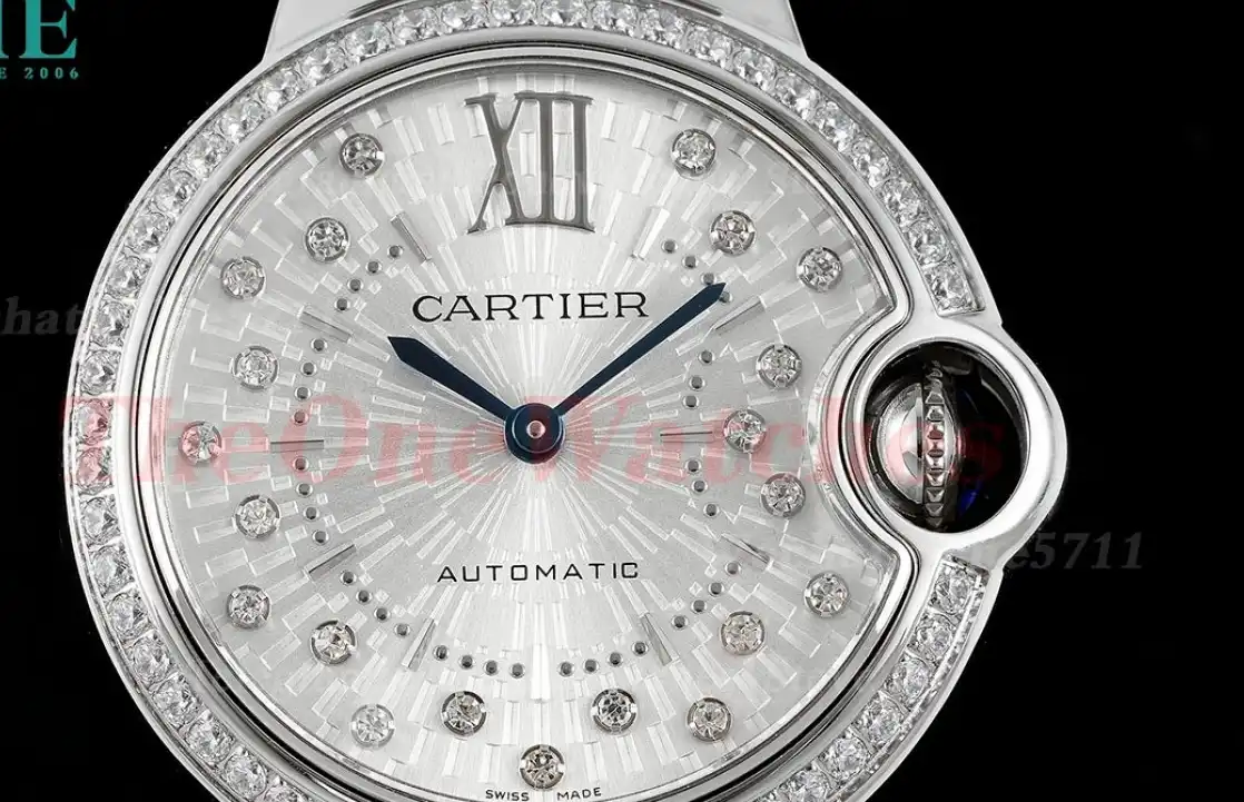 Ballon Bleu De Cartier 33mm Dia SS SS Diamond Dial AF NH05