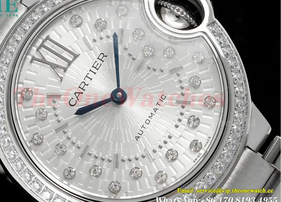 Ballon Bleu De Cartier 33mm Dia SS SS Diamond Dial AF NH05