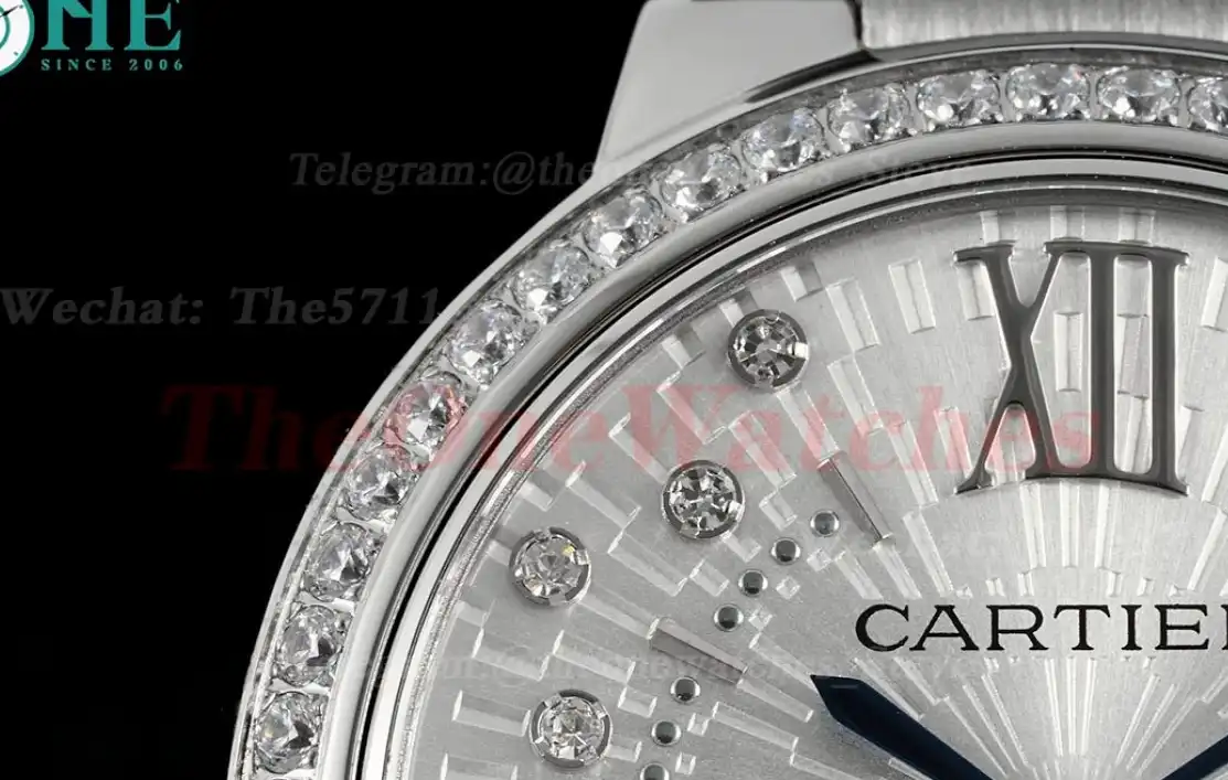 Ballon Bleu De Cartier 33mm Dia SS SS Diamond Dial AF NH05