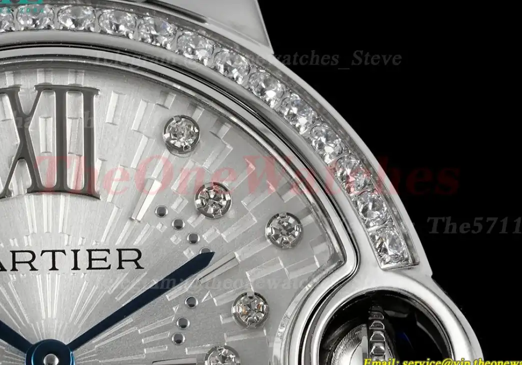 Ballon Bleu De Cartier 33mm Dia SS SS Diamond Dial AF NH05