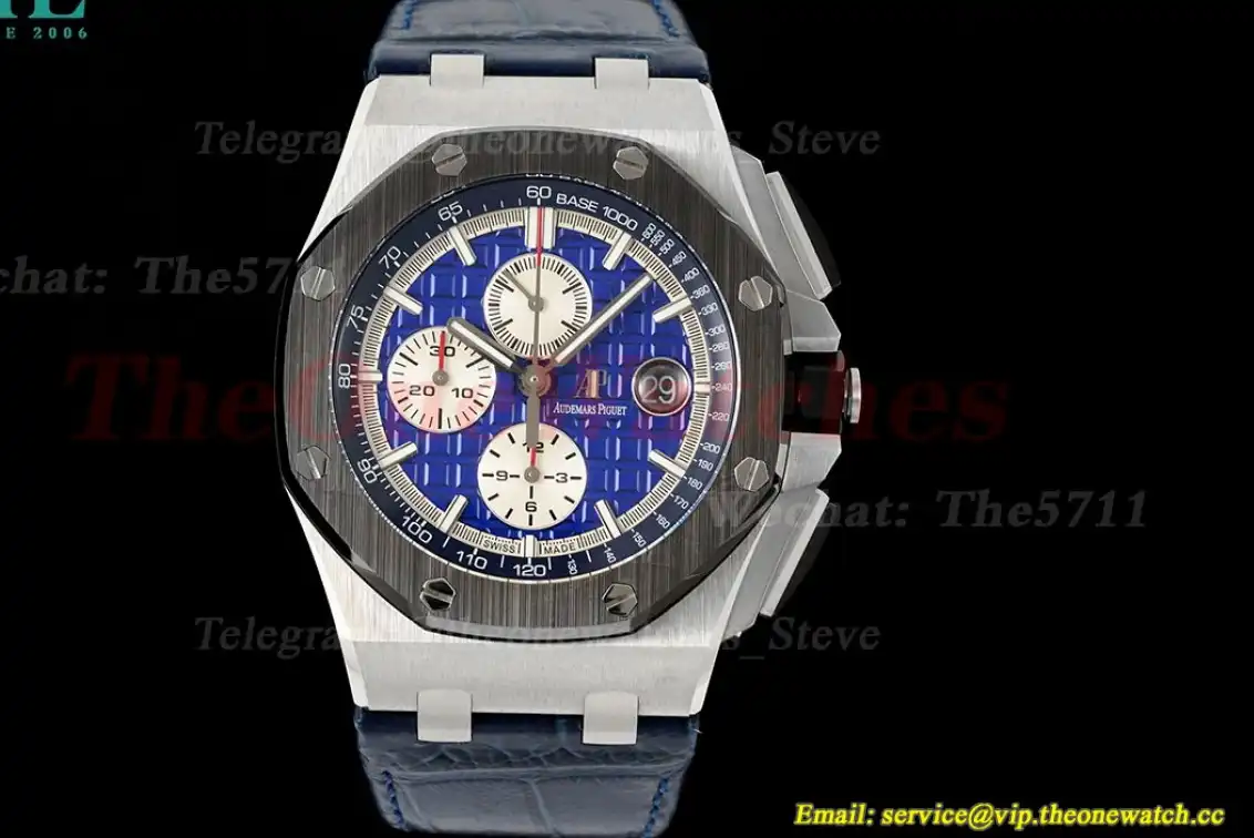 Royal Oak Offshore 44mm SS LE Blue Dial APF A3126