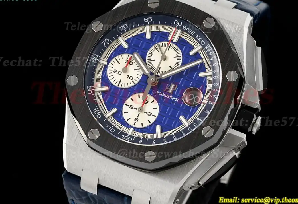 Royal Oak Offshore 44mm SS LE Blue Dial APF A3126