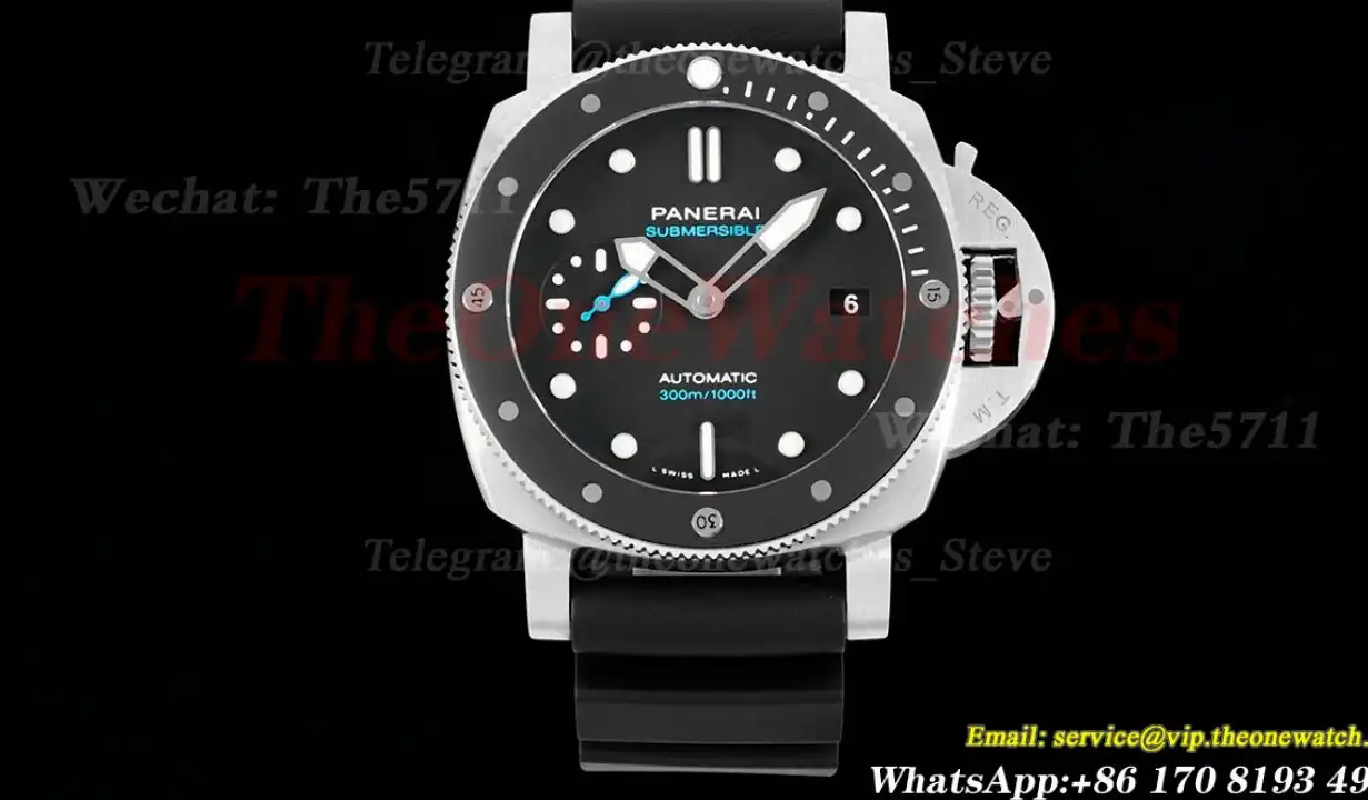 PAM683 Submersible 42mm SS RU Black VSF P900