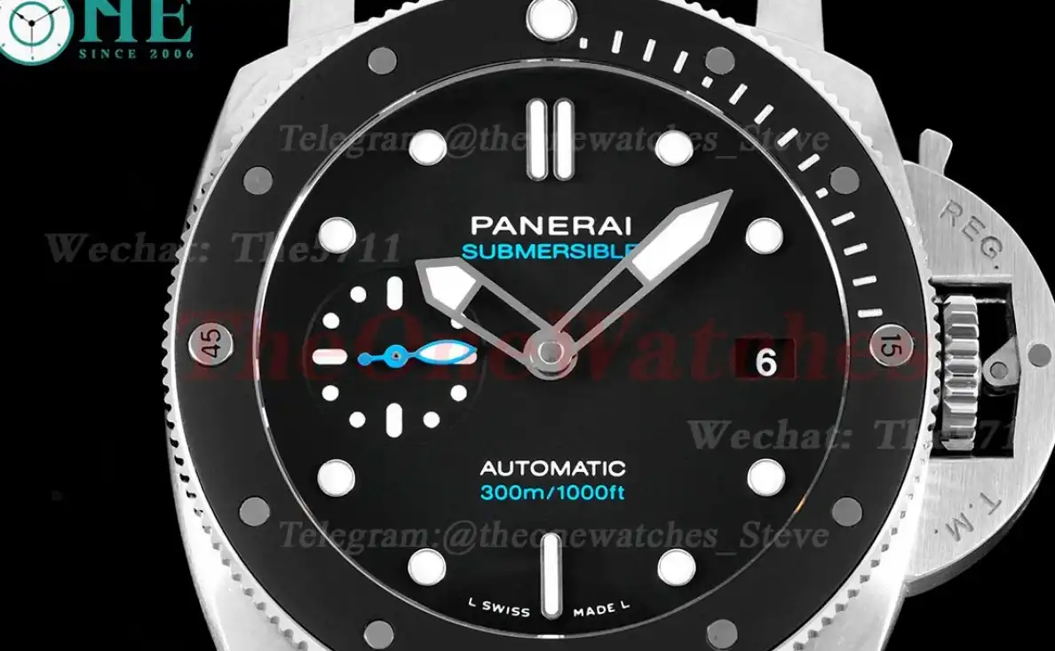 PAM683 Submersible 42mm SS RU Black VSF P900