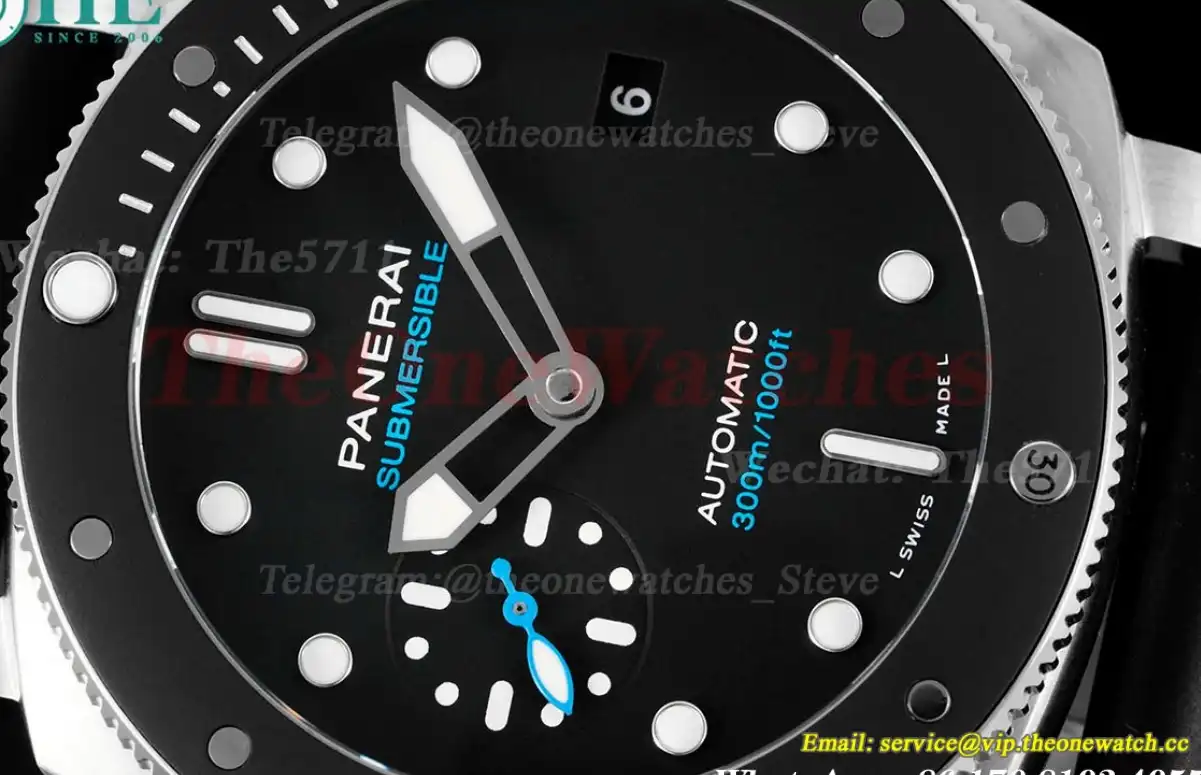 PAM683 Submersible 42mm SS RU Black VSF P900