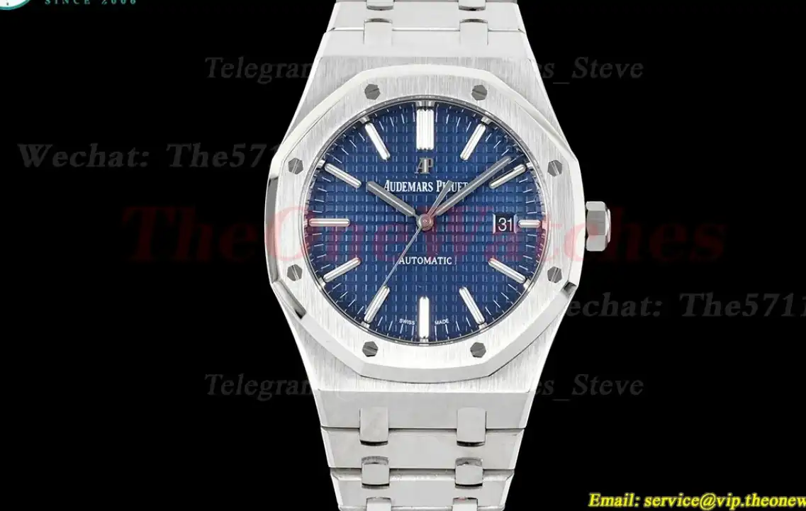 Royal Oak 15400 SS SS Blue ZF V2 A3120 Super Clone