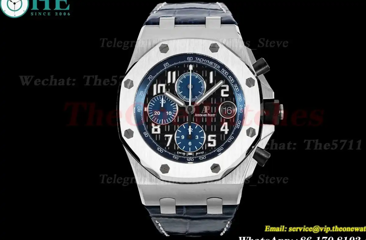 Royal Oak Offshore 42mm SS LE Black Blue APF A3126