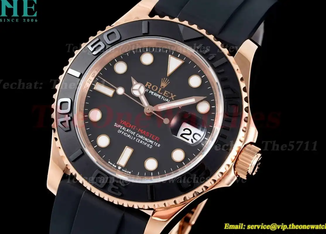 Yacht-Master 126655 40mm RG RU Black Dot VSF VS3235