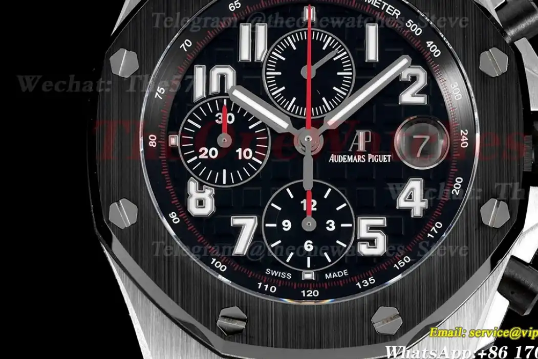 Royal Oak Offshore 42mm SS RU Black Num APF A3126