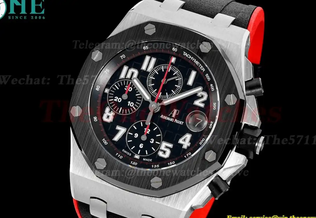 Royal Oak Offshore 42mm SS RU Black Num APF A3126