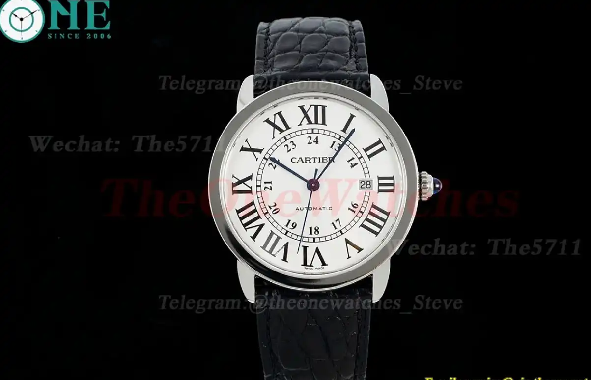 Ronde Solo Date 42mm SS LE White Dial AF MY9015