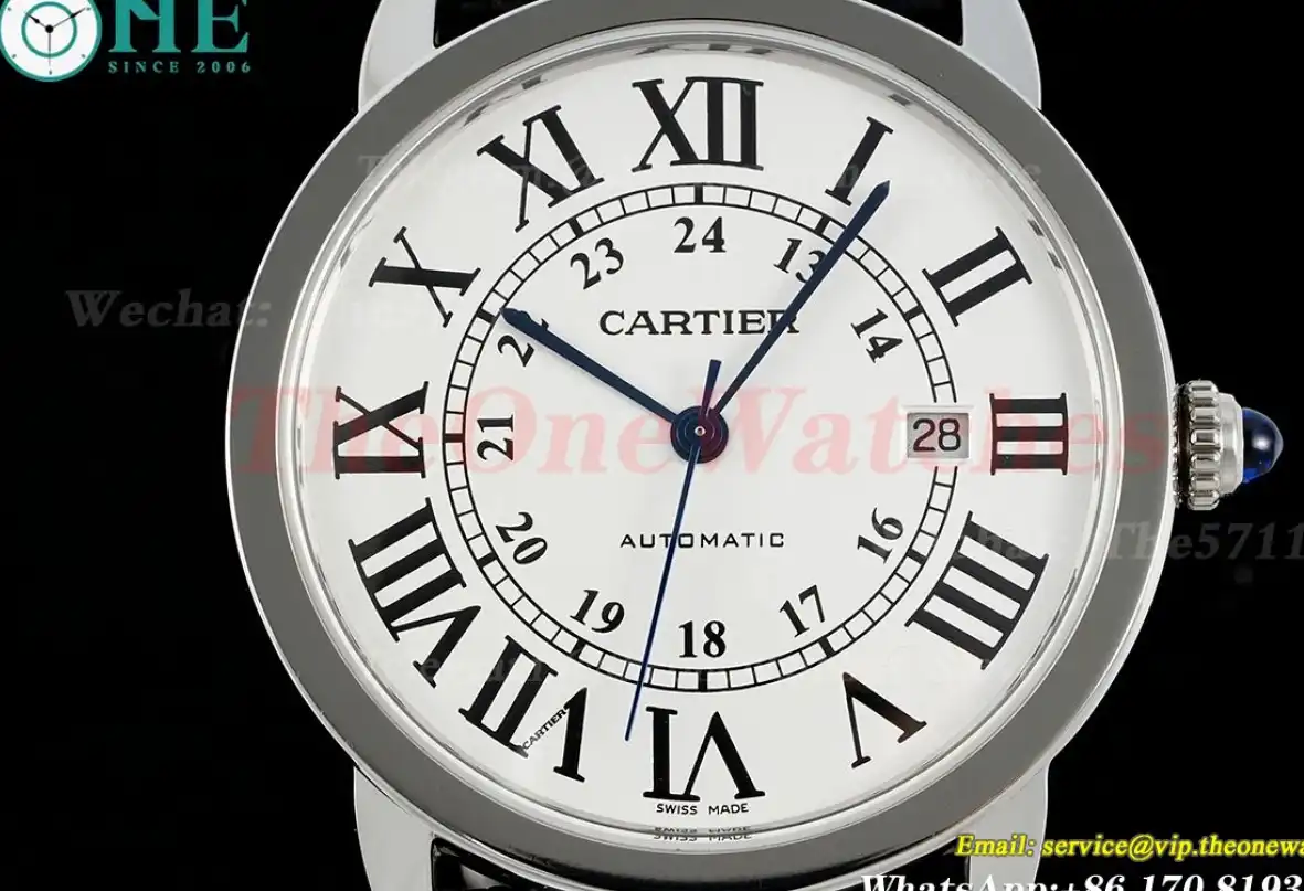 Ronde Solo Date 42mm SS LE White Dial AF MY9015