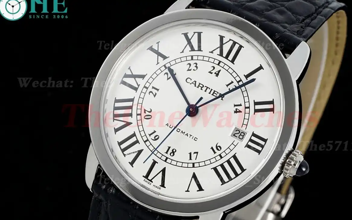 Ronde Solo Date 42mm SS LE White Dial AF MY9015