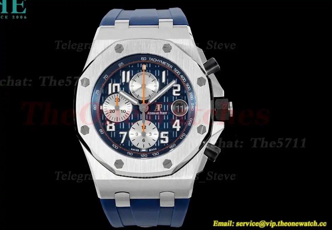 Royal Oak Offshore 42mm SS RU Blue Wht APF A3126