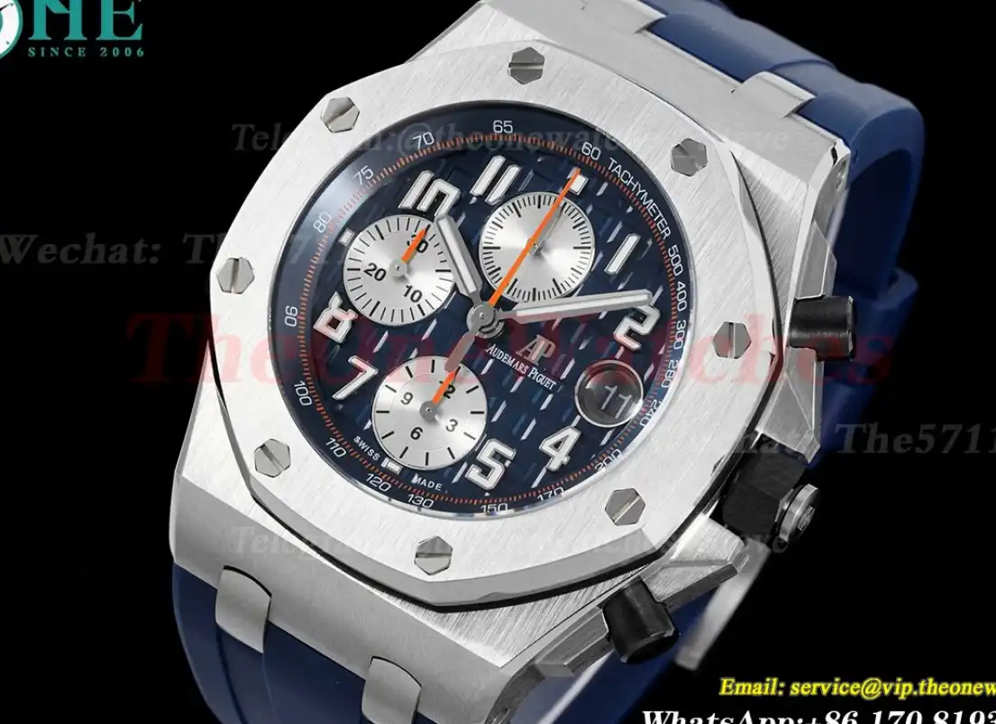 Royal Oak Offshore 42mm SS RU Blue Wht APF A3126