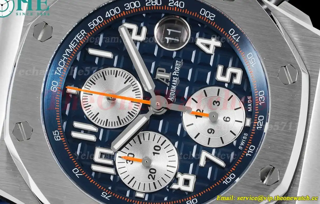 Royal Oak Offshore 42mm SS RU Blue Wht APF A3126