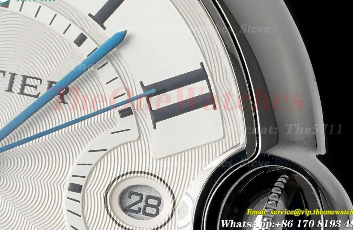 Ballon Bleu De Cartier 42mm SS LE White Dial AF A2824