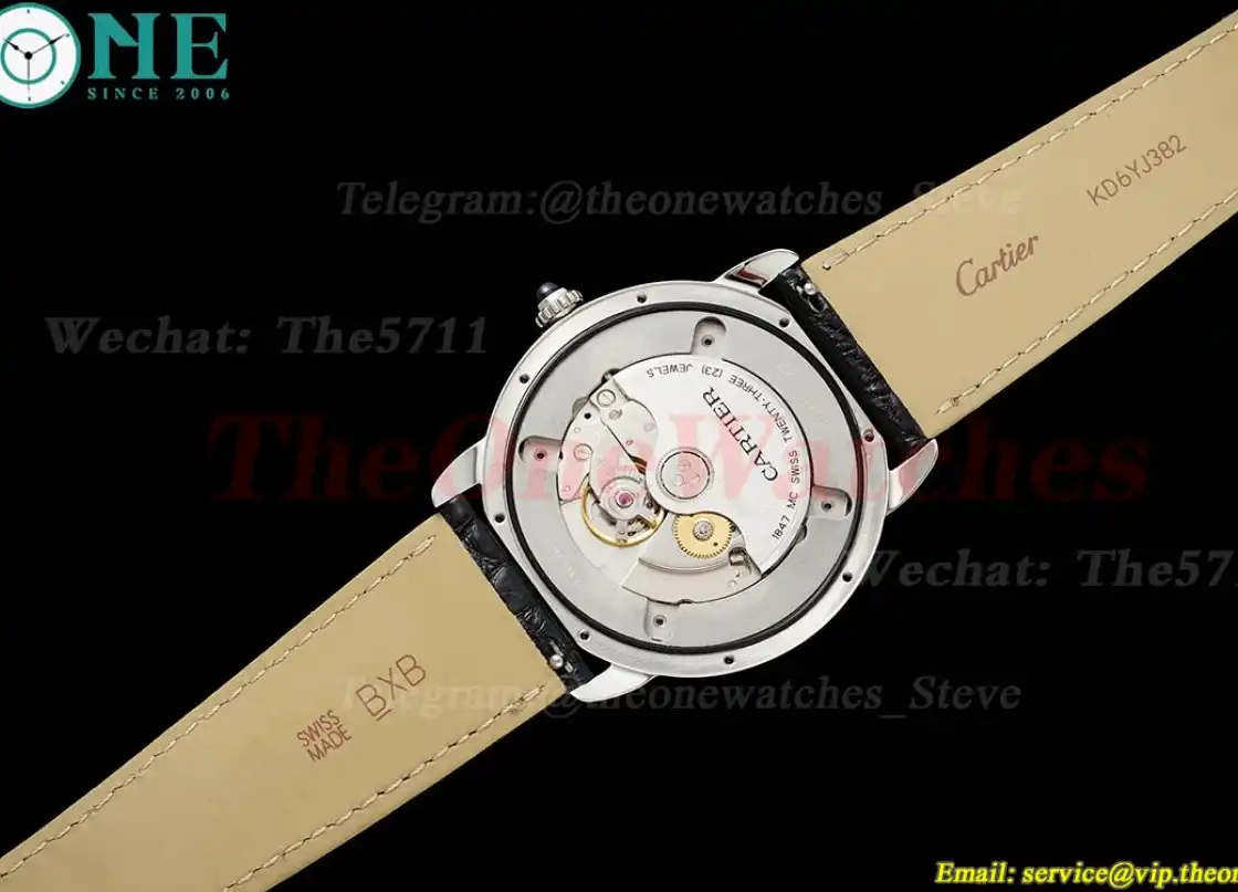 Ronde Solo Date 42mm Togo SS LE White Dial AF MY9015