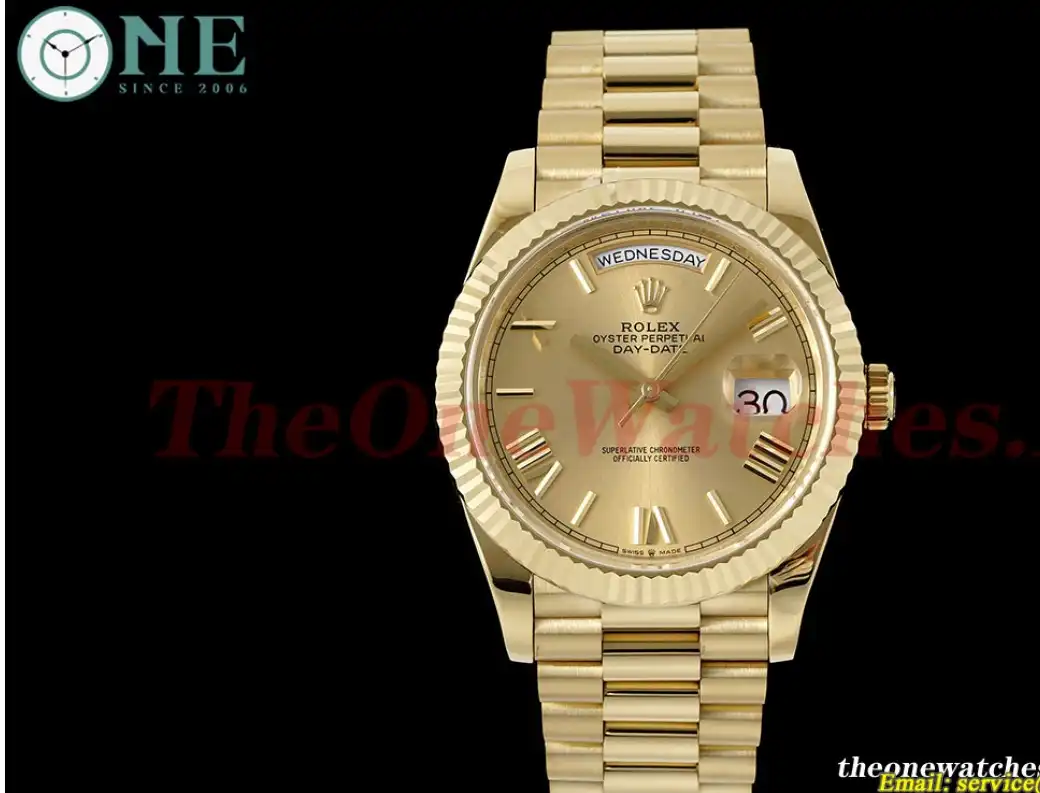 Rolex - DayDate 228238 40mm Pres YG YG Gold Dial GMF A2836 (Gain Weight)