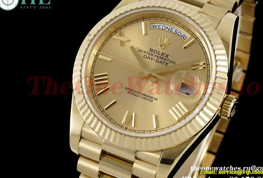 Rolex - DayDate 228238 40mm Pres YG YG Gold Dial GMF A2836 (Gain Weight)