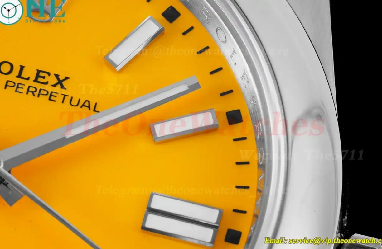 Oyster Perpetual 124300 41mm SS SS Orange Dial OWF VR3230