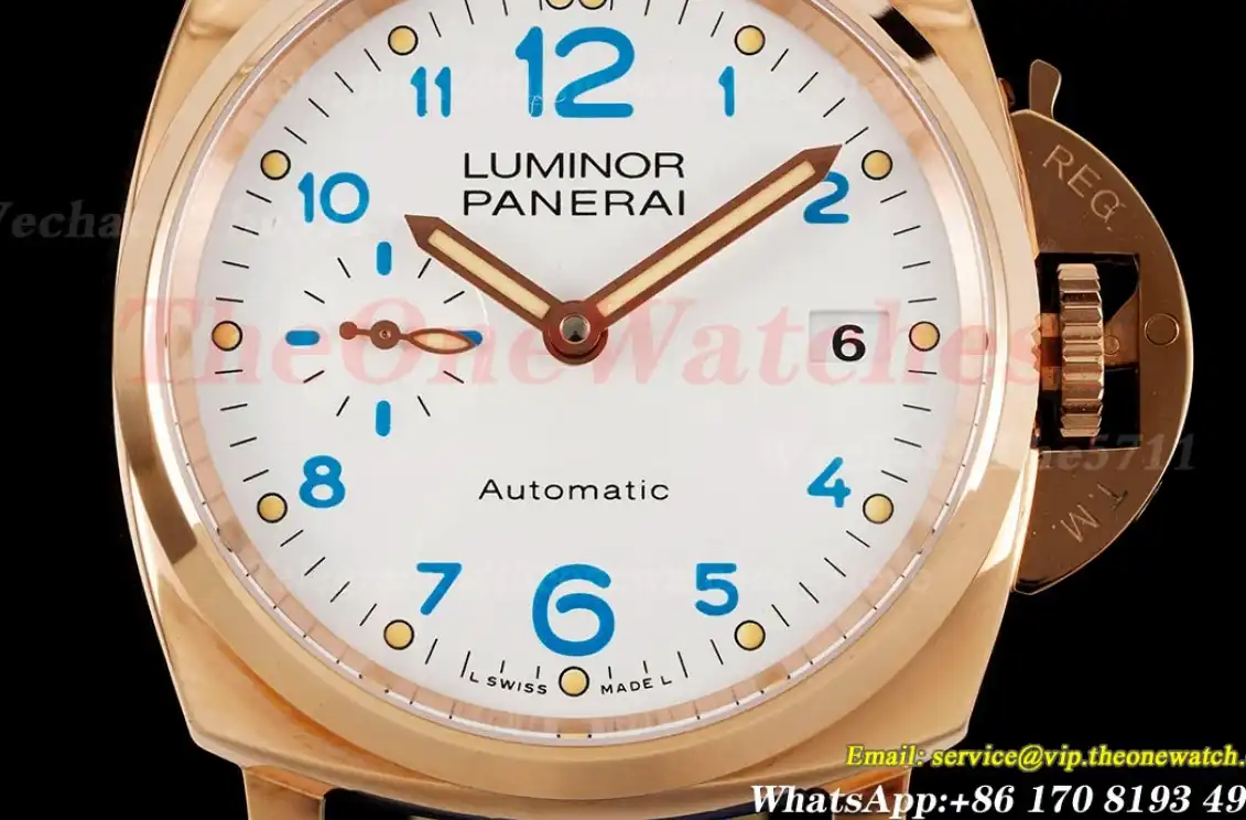 Luminor Due PAM756 38mm RG LE Wht Blue VSF Asia XXXIV