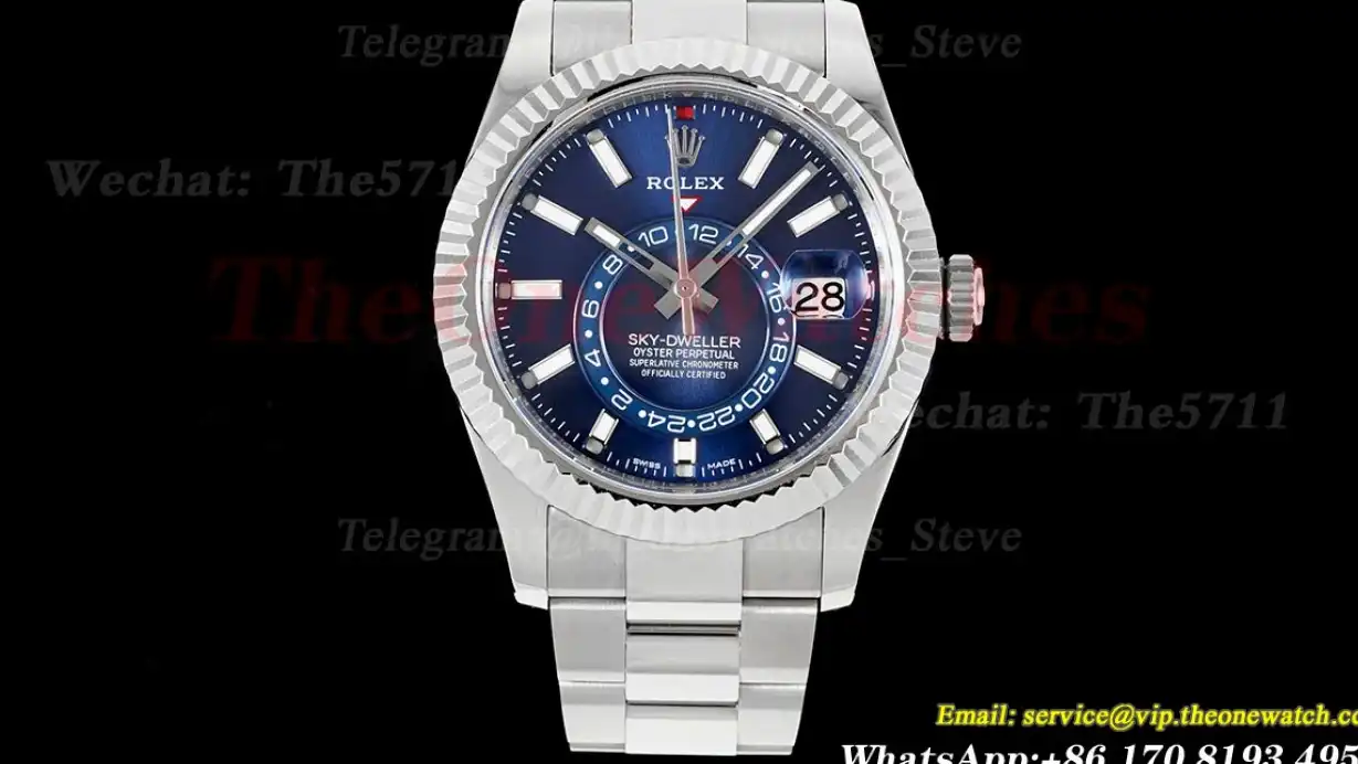 SkyDweller 326934 42mm Oys SS SS Blue Dial ZF A2824