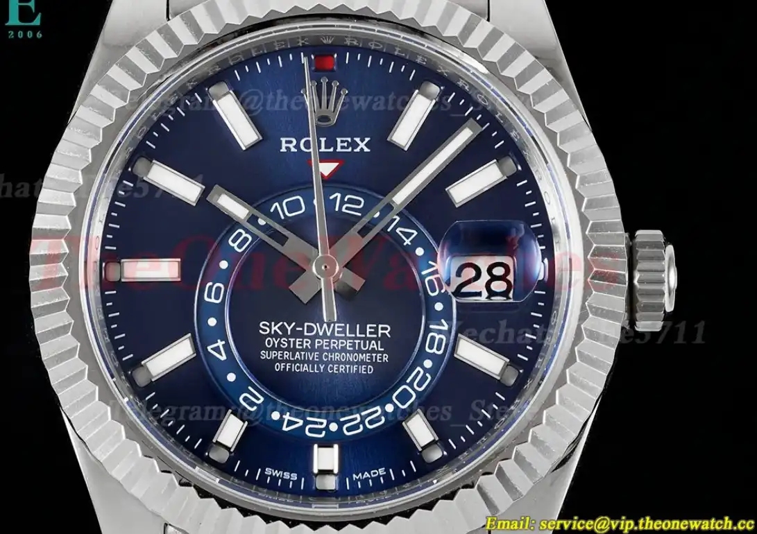 SkyDweller 326934 42mm Oys SS SS Blue Dial ZF A2824