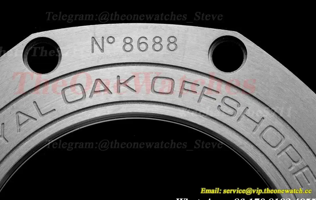 Royal Oak Offshore 44mm Cer RU Blue Wht APF A3126