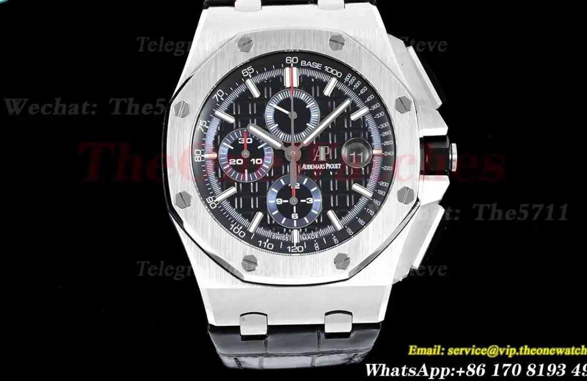 Royal Oak Offshore 44mm SS LE Black Stk APF A3126