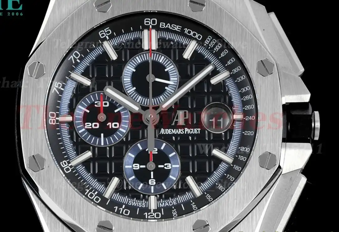 Royal Oak Offshore 44mm SS LE Black Stk APF A3126