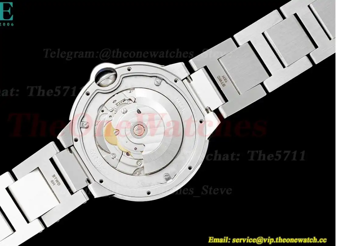 Ballon Bleu De Cartier 42mm SS SS White Dial AF A2824