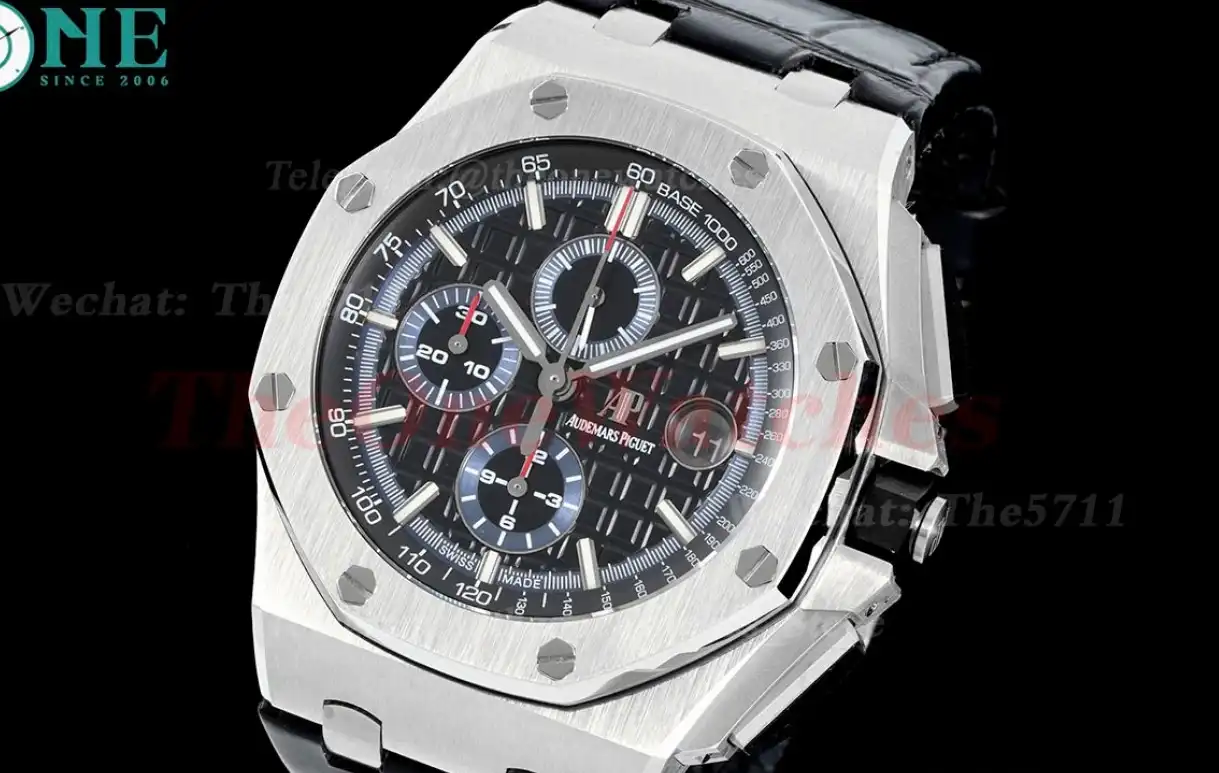 Royal Oak Offshore 44mm SS LE Black Stk APF A3126