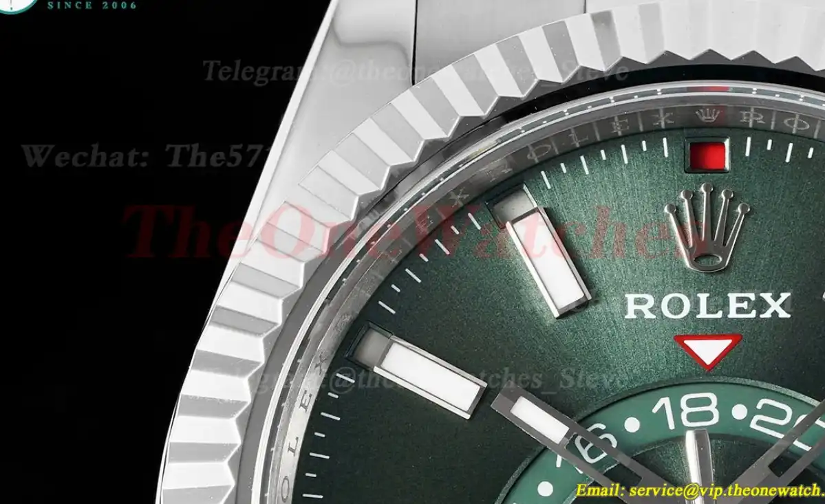 SkyDweller 326934 42mm Oys SS SS Green Dial ZF A2824