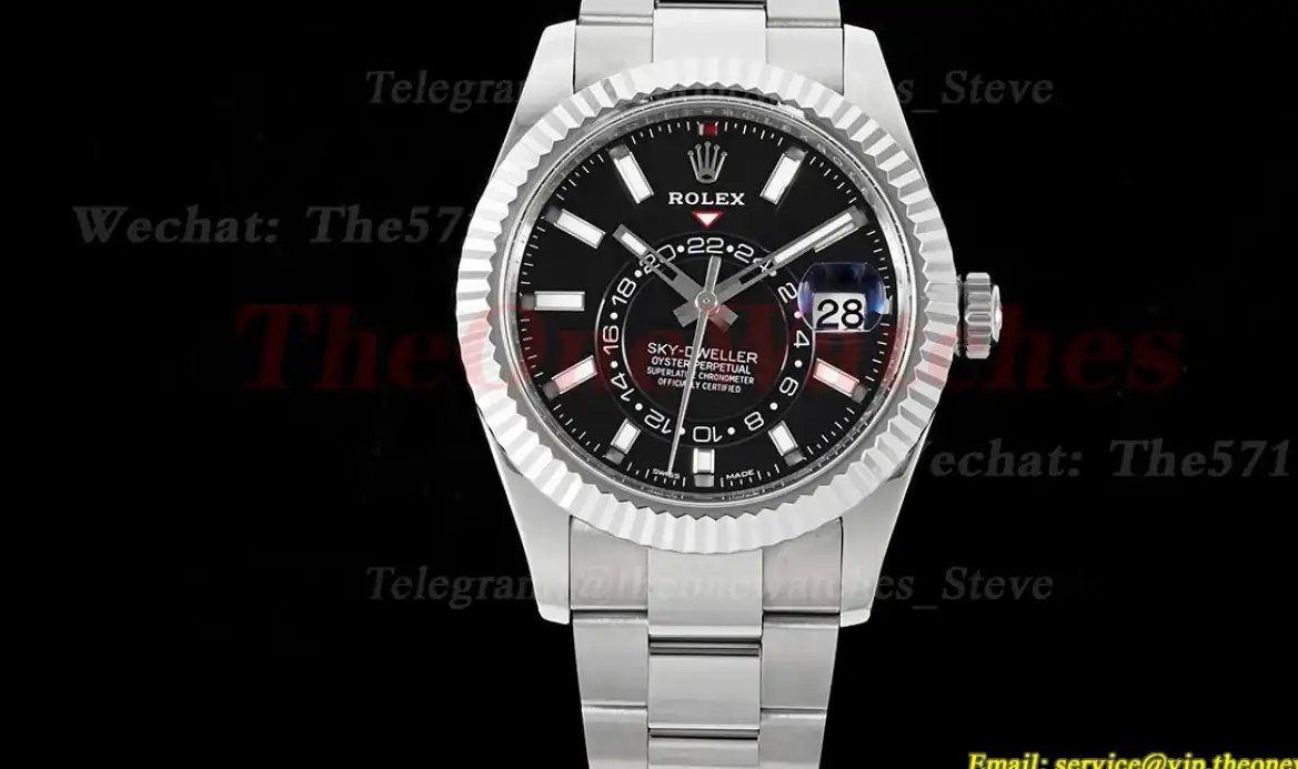 SkyDweller 326934 42mm Oys SS SS Black Dial ZF A2824