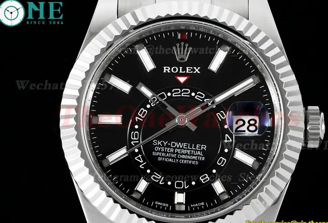 SkyDweller 326934 42mm Oys SS SS Black Dial ZF A2824