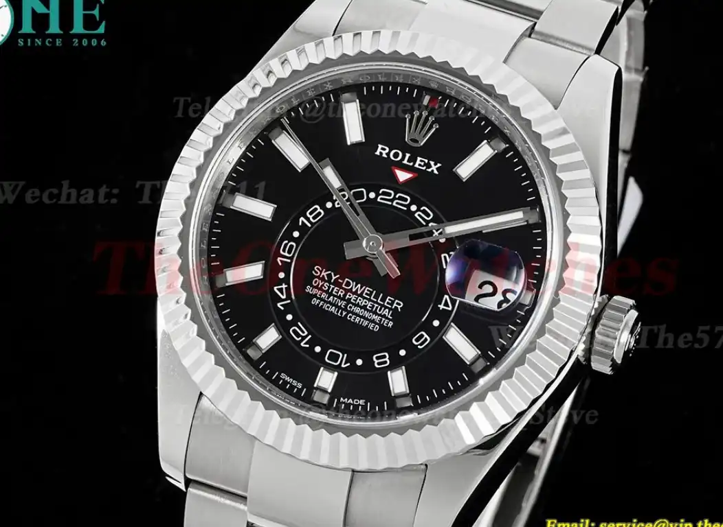 SkyDweller 326934 42mm Oys SS SS Black Dial ZF A2824