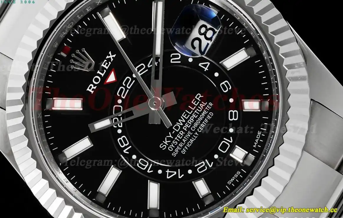 SkyDweller 326934 42mm Oys SS SS Black Dial ZF A2824