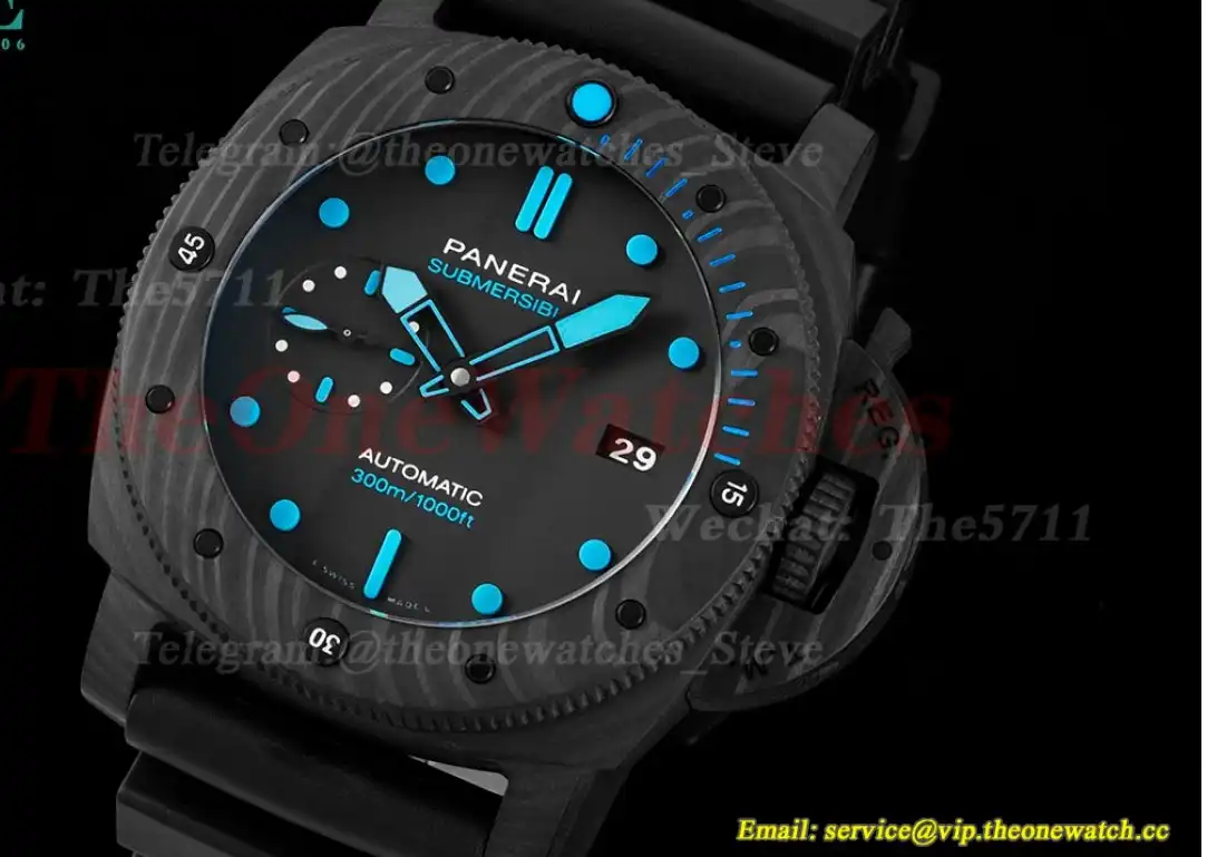 Submersible Pam1616 47mm Carbon RU Black Dial VSF P9010