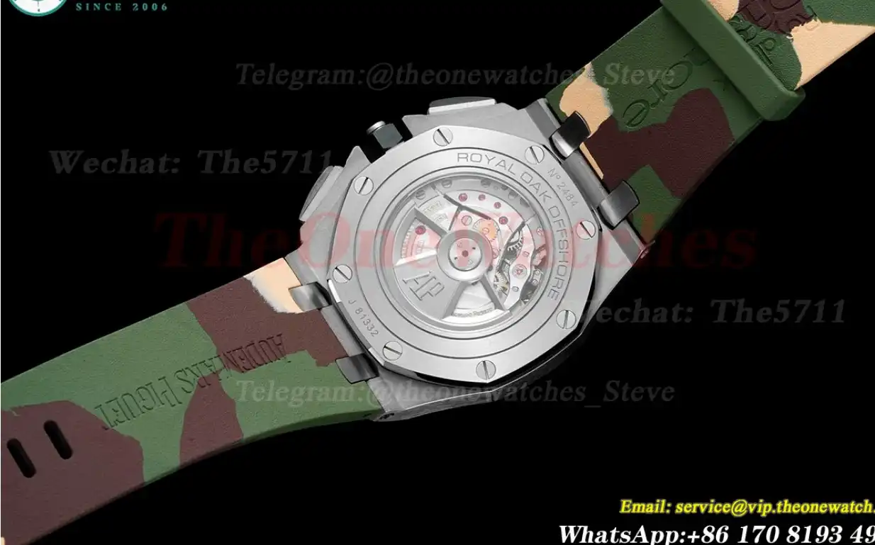 Royal Oak Offshore 44mm SS RU Green Stk APF A3126