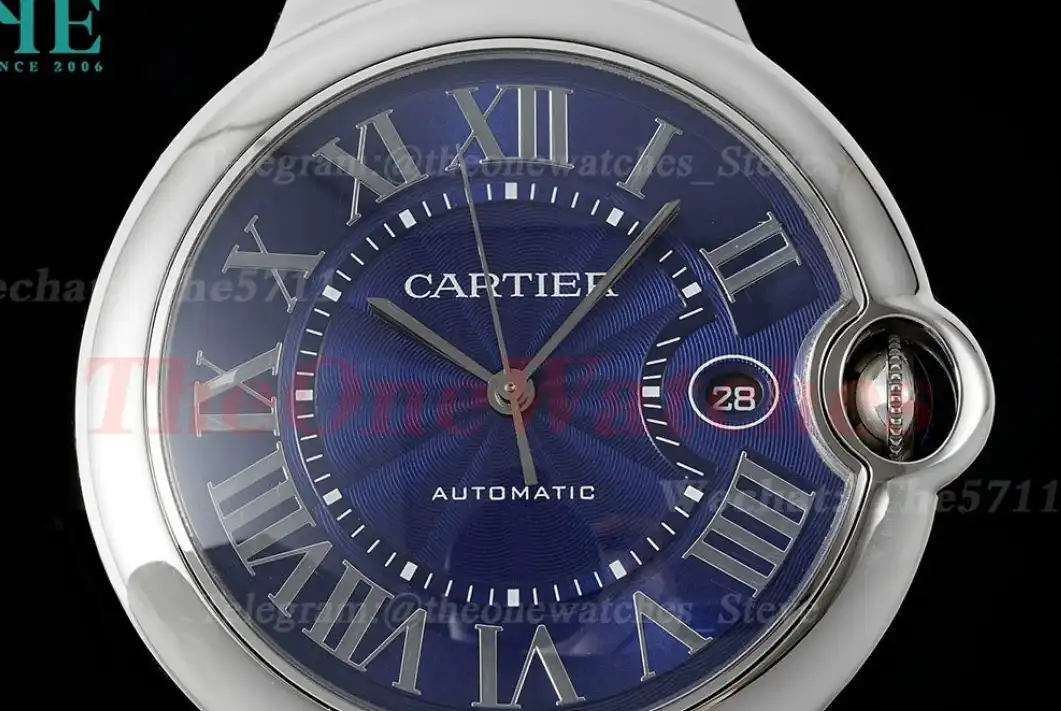 Ballon Bleu De Cartier 42mm SS SS Blue Dial AF A2824