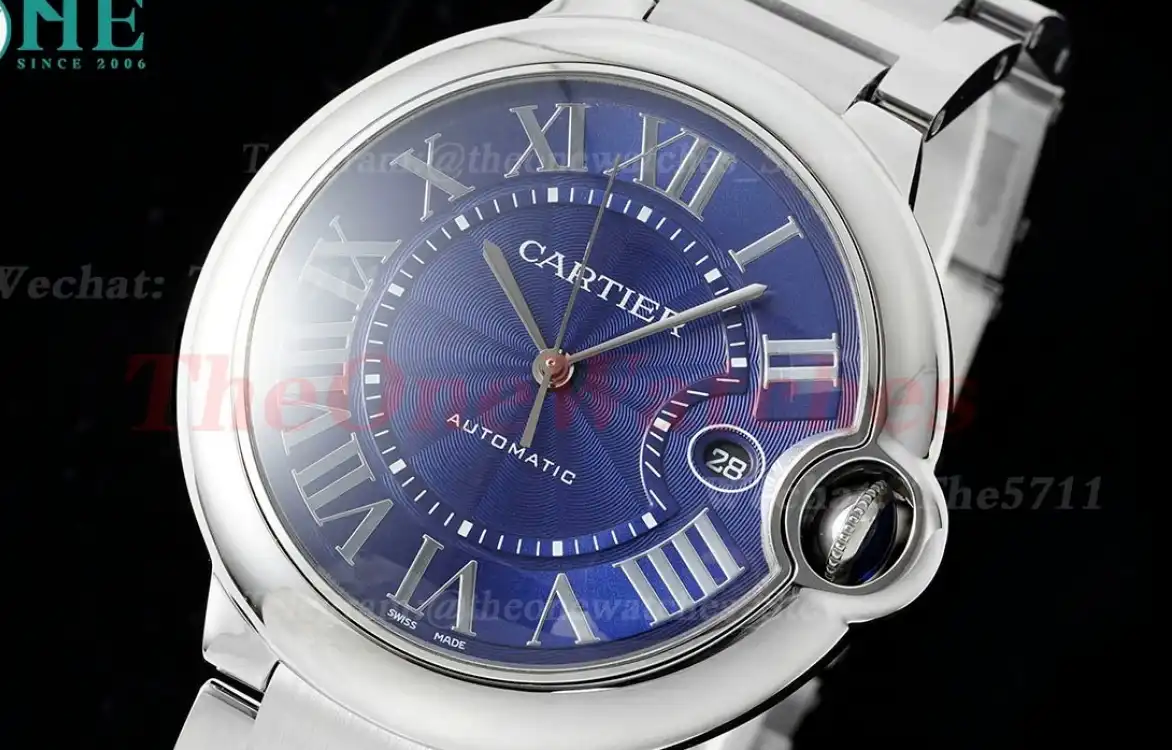 Ballon Bleu De Cartier 42mm SS SS Blue Dial AF A2824