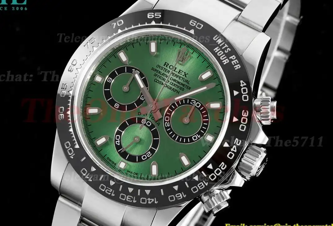 Daytona 40mm SS SS Green Dial IPKF SA4130