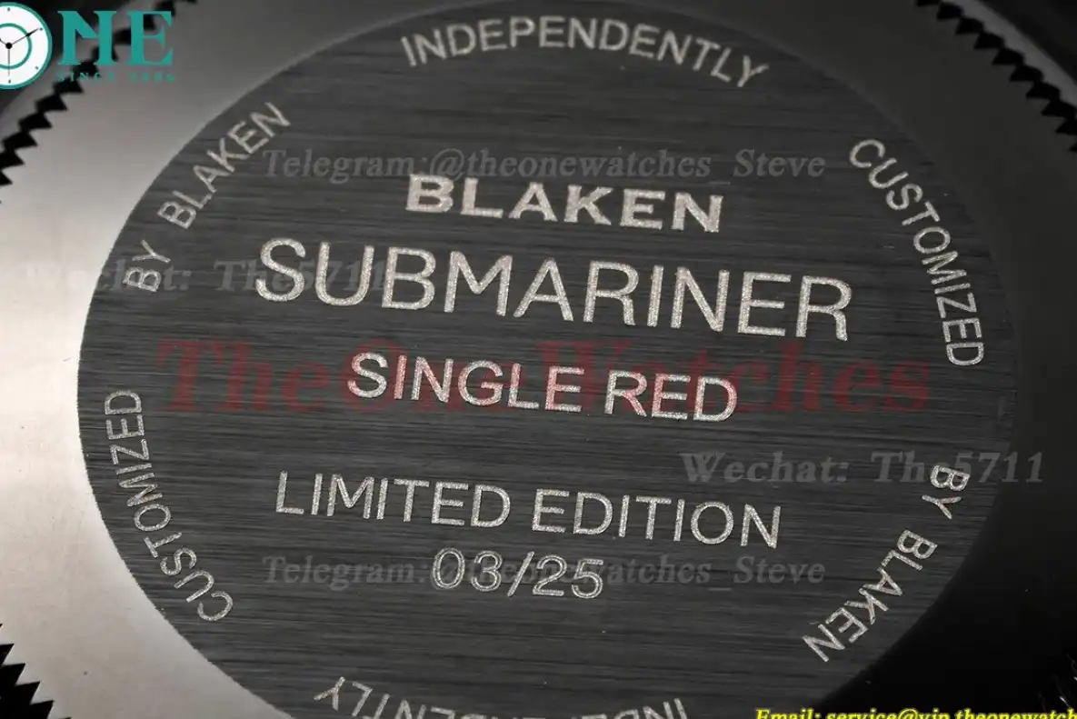 Blaken Submariner 40mm Black Dot DLC SS V6F VS3135