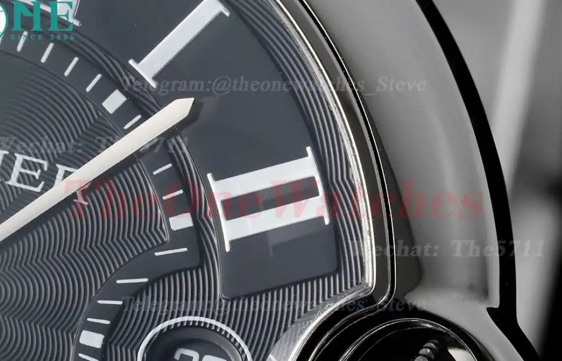 Ballon Bleu De Cartier 42mm SS SS Black Dial AF A2824