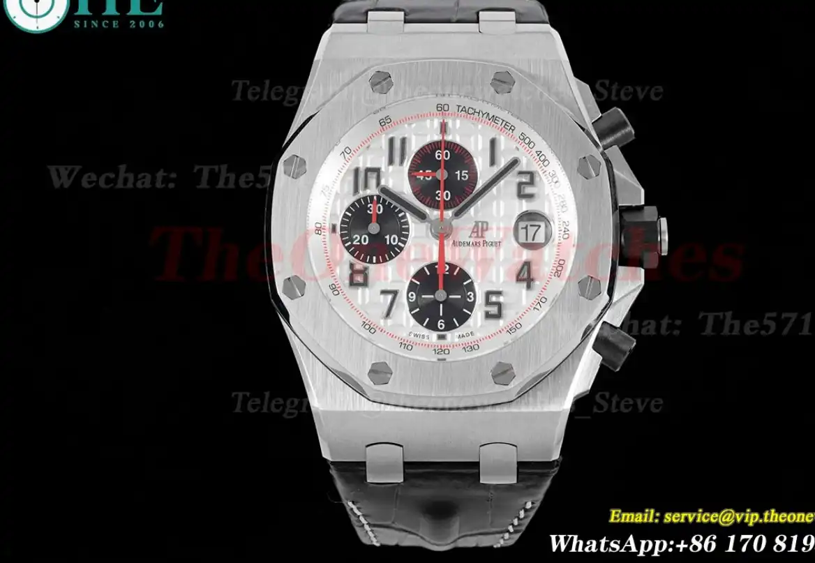 Royal Oak Offshore 42mm SS LE Wht Blk APF A3126