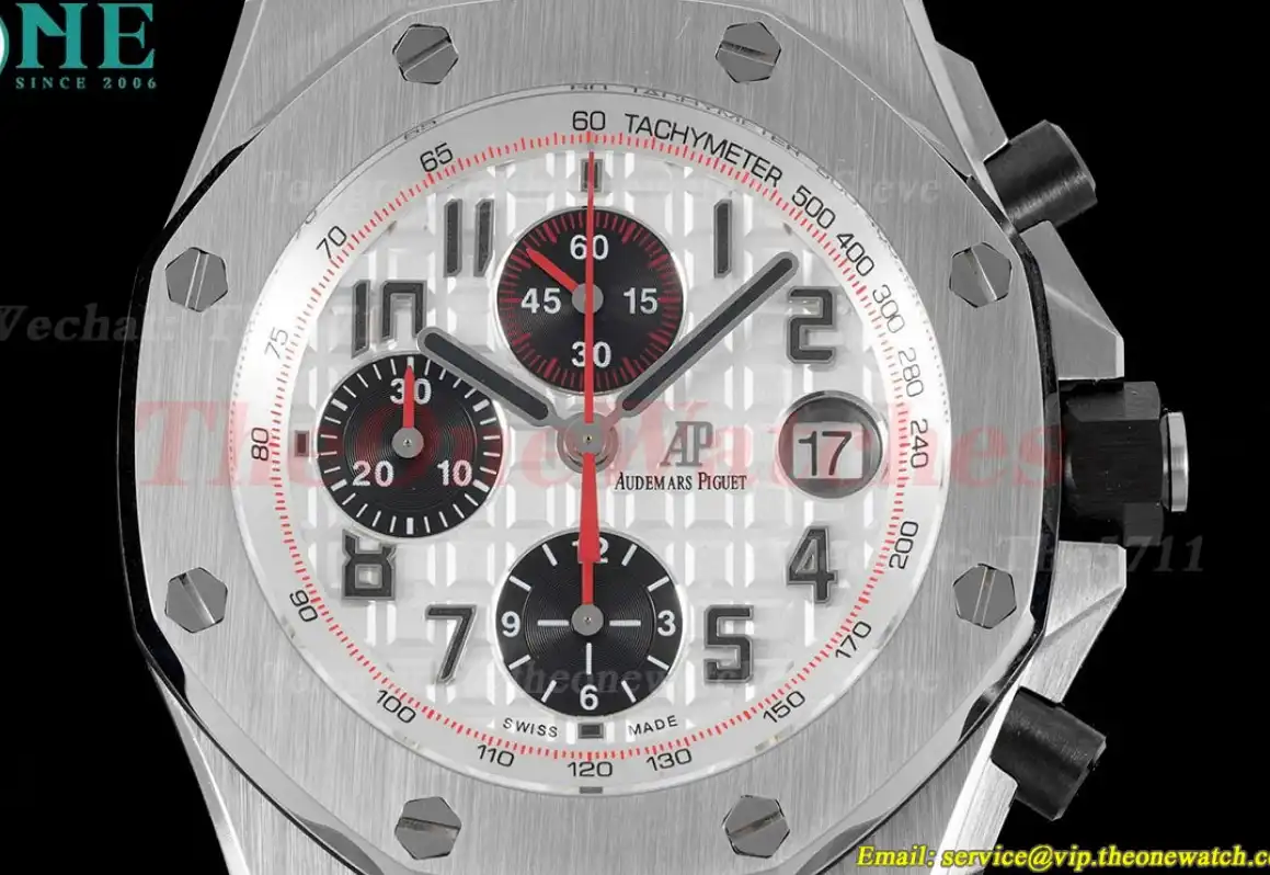 Royal Oak Offshore 42mm SS LE Wht Blk APF A3126