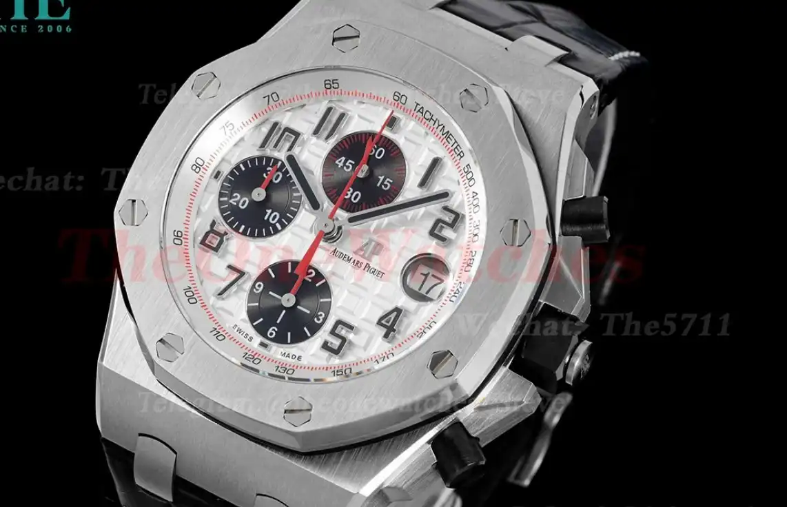 Royal Oak Offshore 42mm SS LE Wht Blk APF A3126