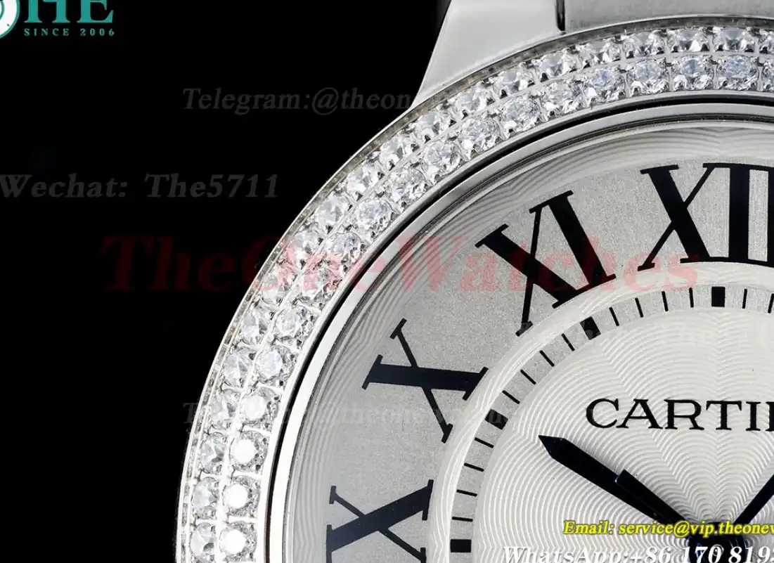 Ballon Bleu De Cartier 42mm Dia SS SS White Dial AF A2824