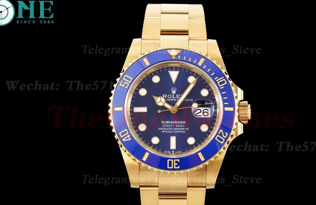 Submariner 126618LB 41mm YG YG Blue Dot Clean VR3235